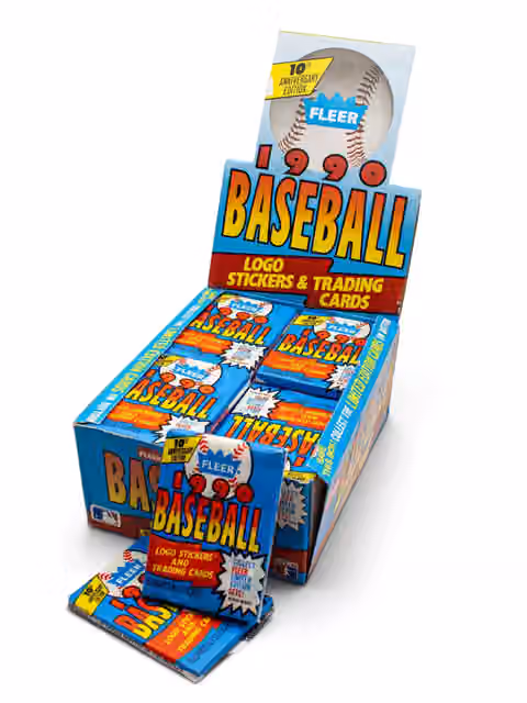 1990 Fleer Baseball Vintage MLB Hobby Pack view 2