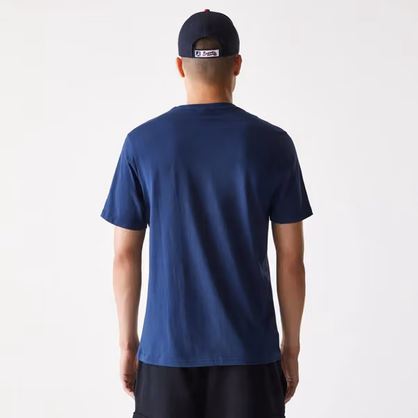 Atlanta Braves Team Logo MLB T-Shirt Navy view 2