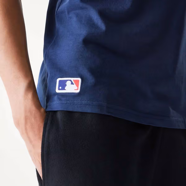 Atlanta Braves Team Logo MLB T-Shirt Navy view 4