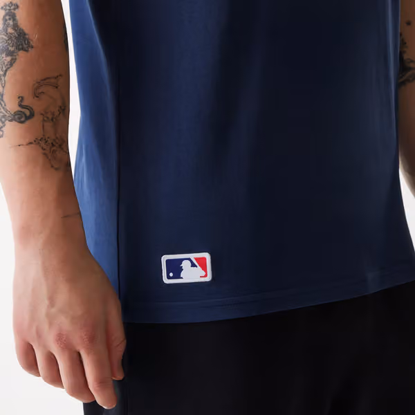 Milwaukee Brewers Team Logo New Era MLB T-Shirt Navy view 3