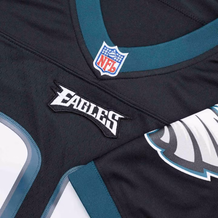 Brian Westbrook #36 Philadelphia Eagles Mitchell & Ness Throwback NFL Jersey Black view 4