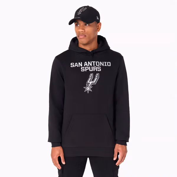San Antonio Spurs Team Logo Hoodie NBA Sweatshirt view 1