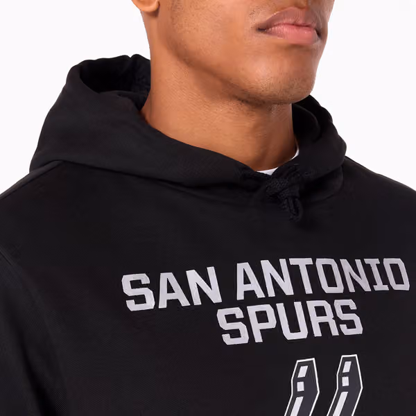 San Antonio Spurs Team Logo Hoodie NBA Sweatshirt view 5