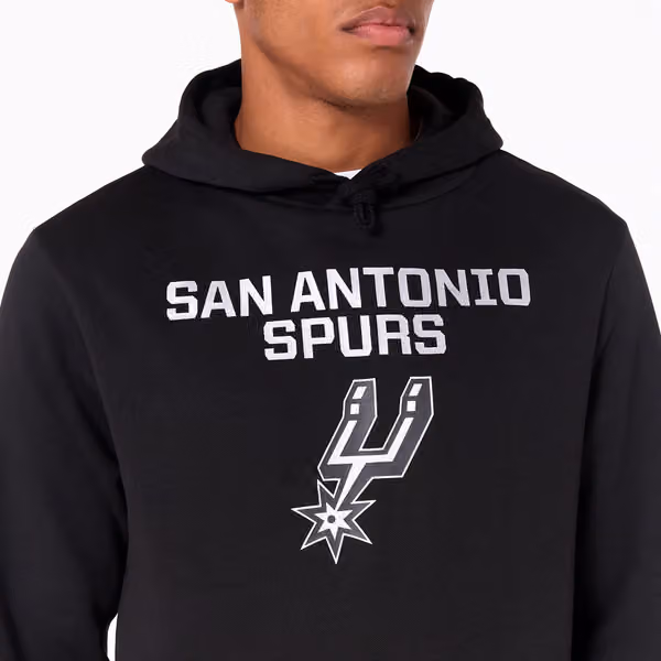 San Antonio Spurs Team Logo Hoodie NBA Sweatshirt view 3