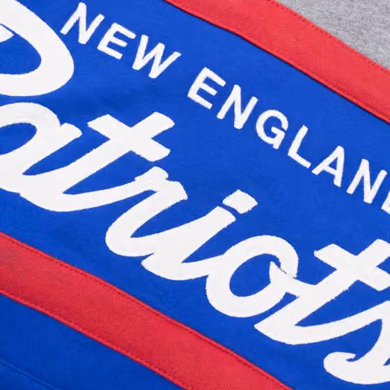 New England Patriots Head Coach Mitchell & Ness NFL Throwback Football Hoodie view 3