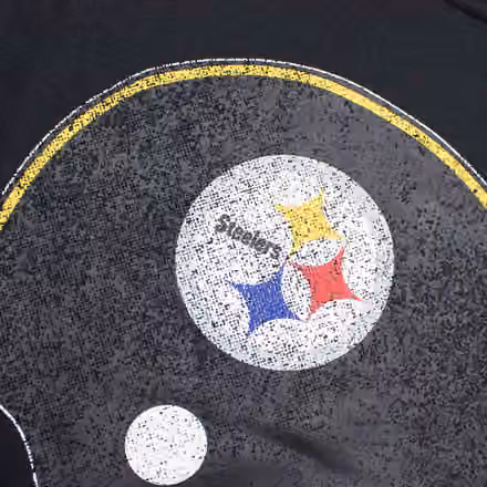 Pittsburgh Steelers Classic Throwback Fleece NFL Hoodie Black view 3