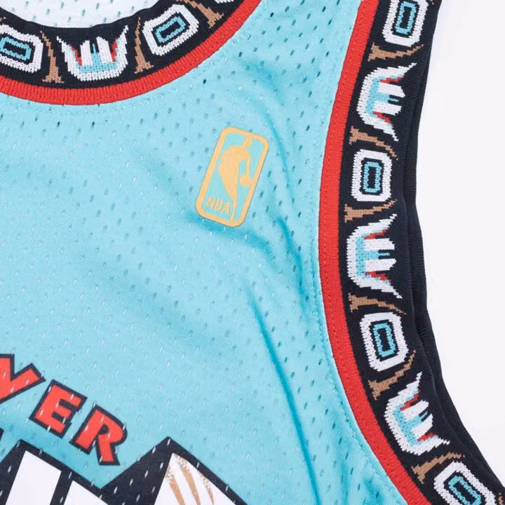 Shareef Abdur-Rahim #3 Vancouver Grizzlies 1996-97 Swingman NBA Jersey Teal view 5