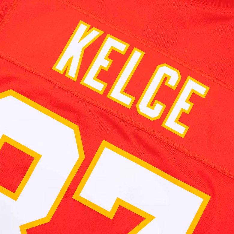 Travis Kelce #87 Kansas City Chiefs Nike Game Football NFL Jersey Red view 5