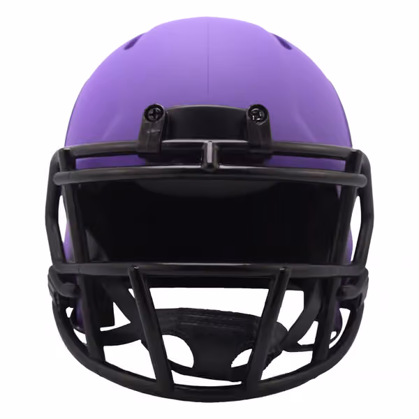 Minnesota Vikings Rave Alternate NFL Speed Mini Helmet Purple view 3