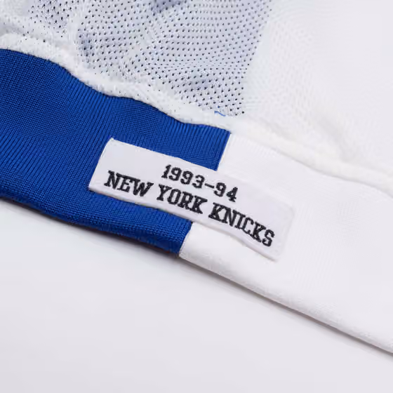New York Knicks 1993-94 Authentic Warm Up NBA Jacket White view 6