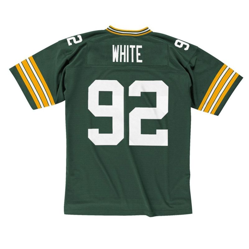 Reggie White #92 Green Bay Packers 1996 Legacy Throwback NFL Jersey Green view 3