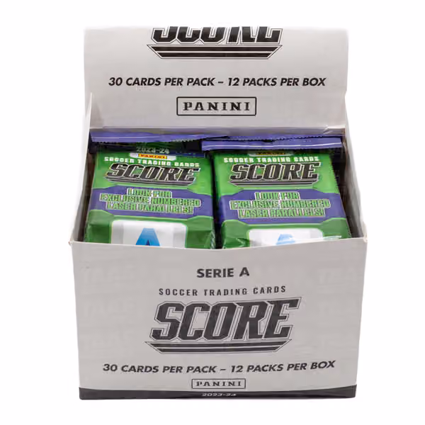 2023/24 Panini Score Serie A Soccer Fat Pack Box view 2