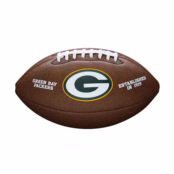 Green Bay Packers Backyard Wilson Full Size NFL Football view 1