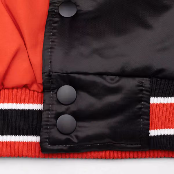 Ottawa Senators Closer Reversible NHL Varsity Jacket Black/Red view 6