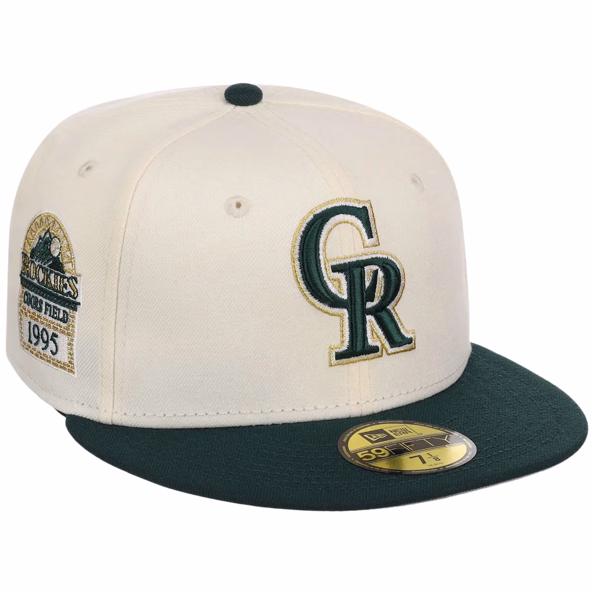 Colorado Rockies MLB Gilded Ivy New Era 59FIFTY front view