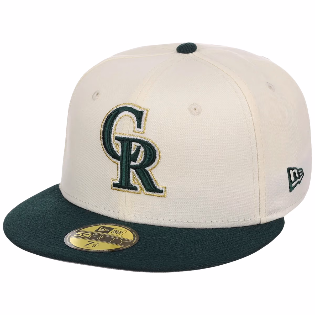 Colorado Rockies MLB Gilded Ivy New Era 59FIFTY detail view