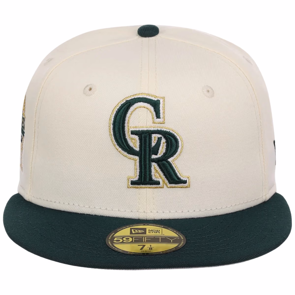 Colorado Rockies MLB Gilded Ivy New Era 59FIFTY detail view