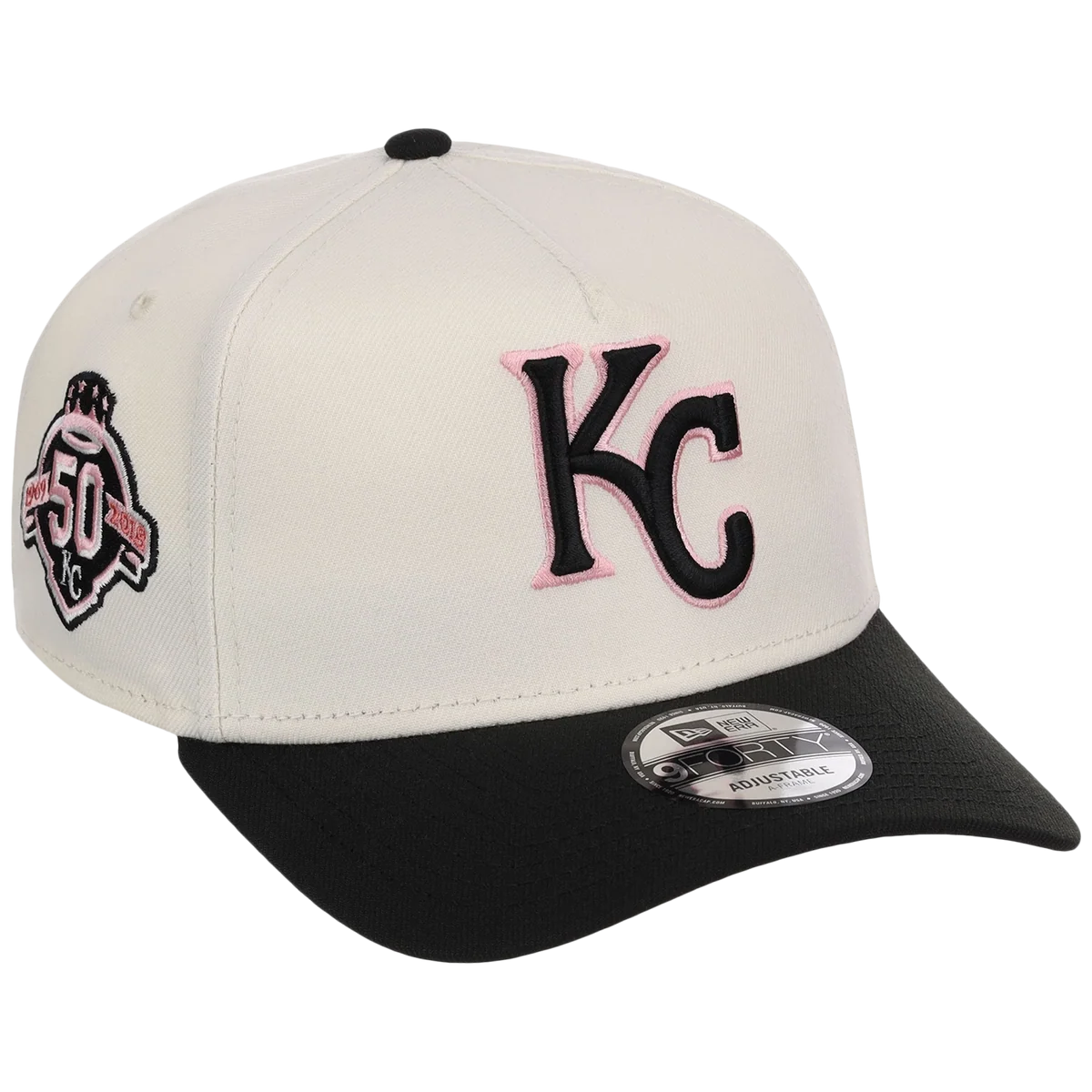 Kansas City Royals MLB Chrome Blinky New Era 9FORTY A-Frame front view