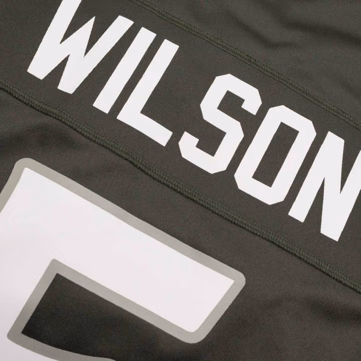 Garrett Wilson #5 New York Jets Rivalries Game NFL Trikot Gotham Green view 4