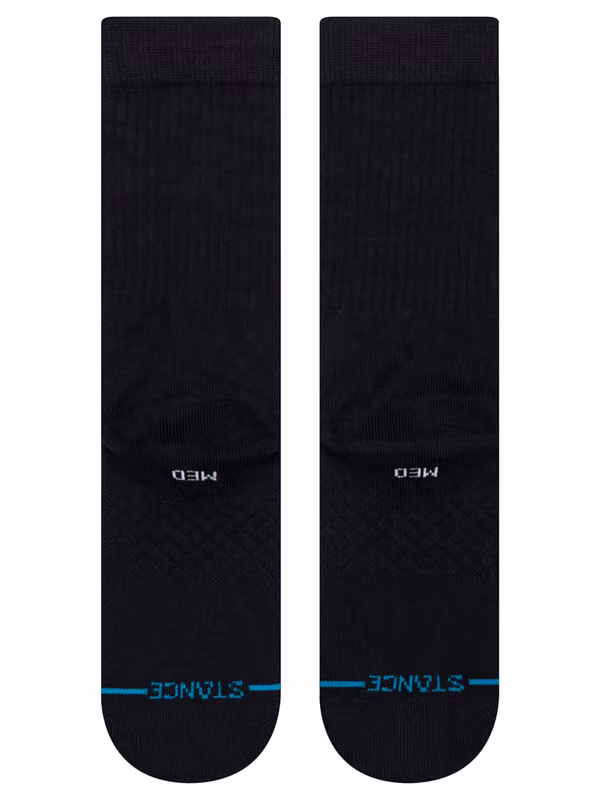 NBA Logoman Crew Socks Black view 3