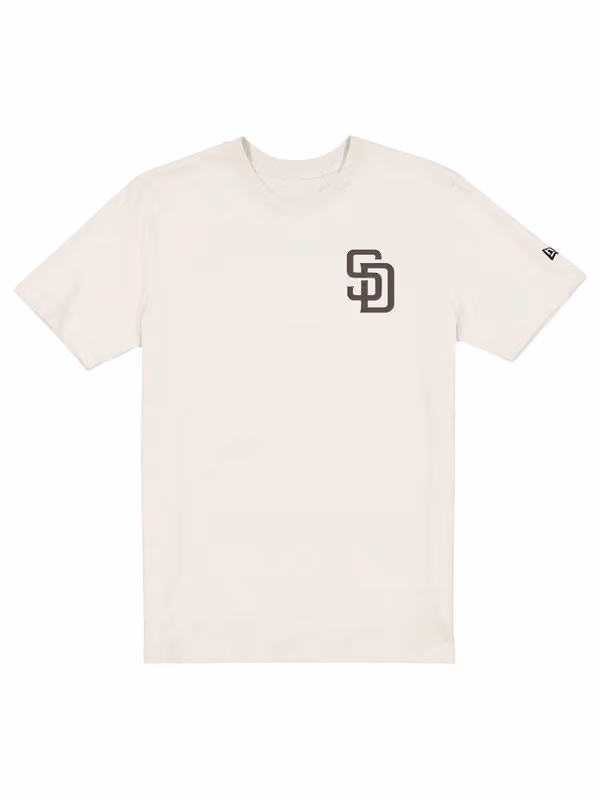 San Diego Padres Ballpark Hot Dog Oversized MLB T-Shirt Cream view 2