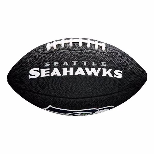 Seattle Seahawks NFL Wilson Mini Football Black view 1