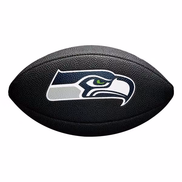 Seattle Seahawks NFL Wilson Mini Football Black view 3