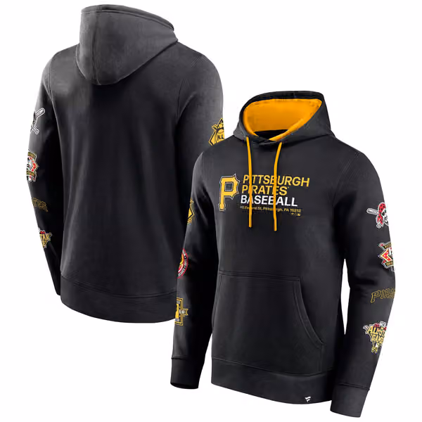 Pittsburgh Pirates Extra Innings MLB Hoodie Black view 1