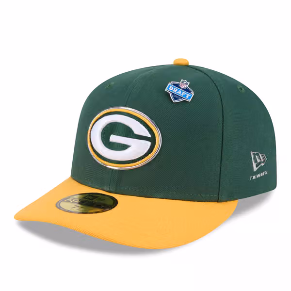 Green Bay Packers 2026 NFL Draft Pre-Curved 59FIFTY Fitted Cap product photo