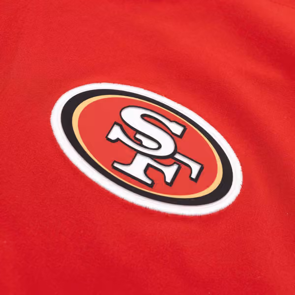 San Francisco 49ers Nike Sideline Half-Zip Anorak NFL Jacke Red view 6