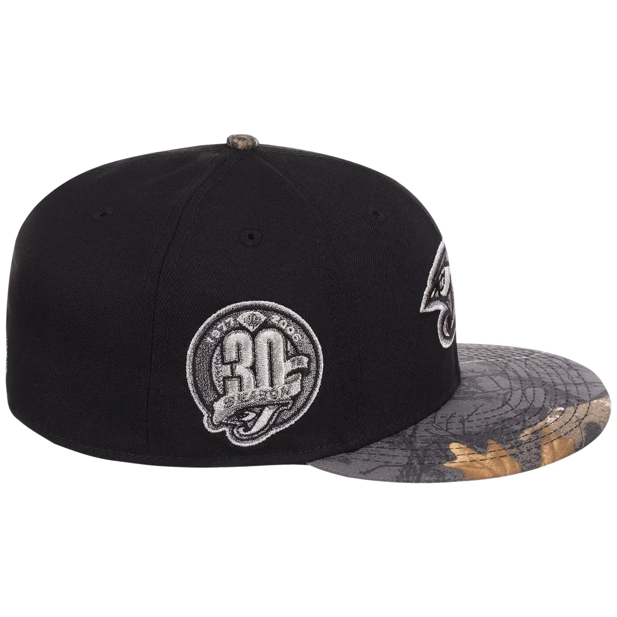 Toronto Blue Jays MLB Black Realtree Metallics New Era 59FIFTY detail view