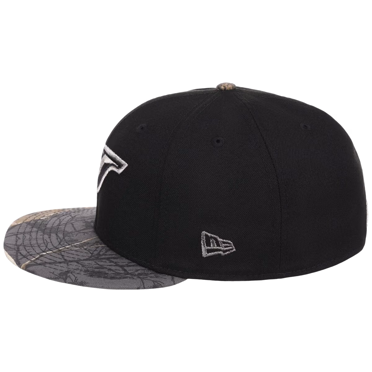 Toronto Blue Jays MLB Black Realtree Metallics New Era 59FIFTY detail view