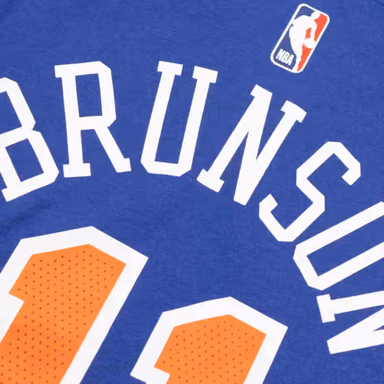 Jalen Brunson #11 New York Knicks Nike Player NBA T-Shirt Blue (YOUTH) view 4