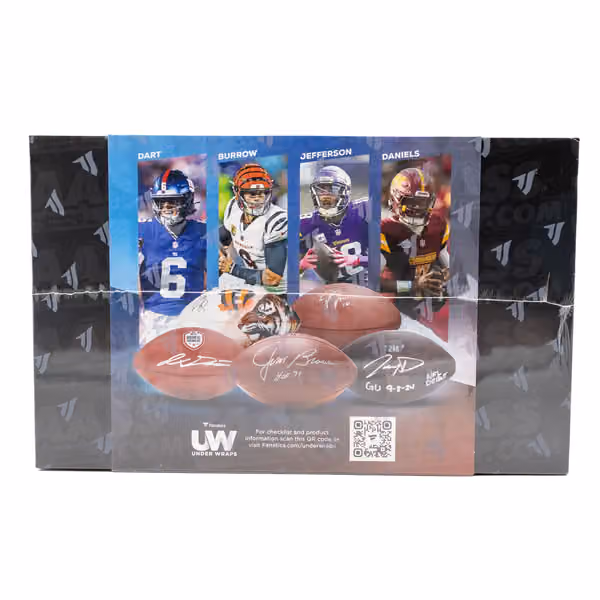 2025 Fanatics Under Wraps NFL Autographed Full Size Football Box view 2