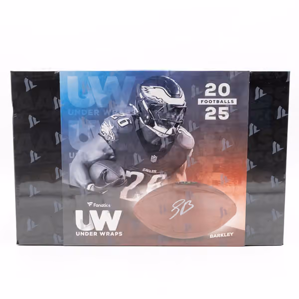 2025 Fanatics Under Wraps NFL Autographed Full Size Football Box view 3