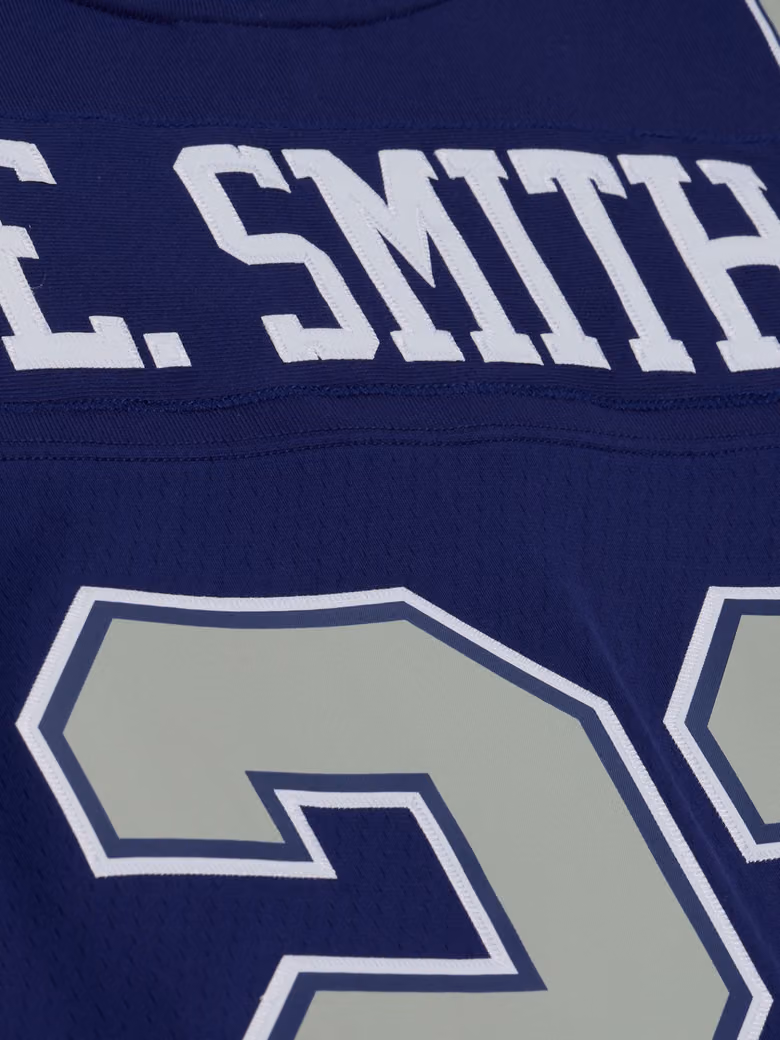 Emmitt Smith #22 Dallas Cowboys 1990 Legacy Throwback NFL Jersey Navy view 5