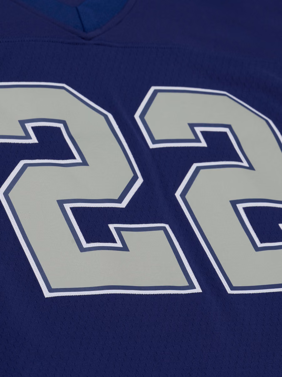 Emmitt Smith #22 Dallas Cowboys 1990 Legacy Throwback NFL Jersey Navy view 6