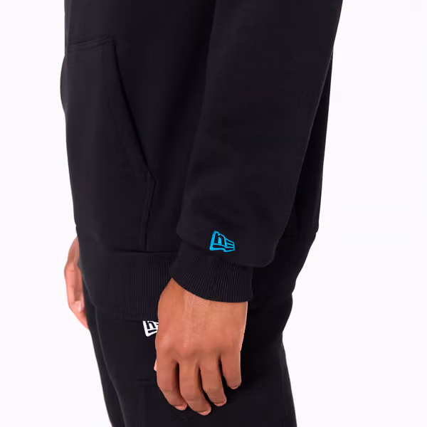 Jacksonville Jaguars Logo Hoodie NFL Sweatshirt Black view 4