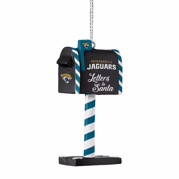 Jacksonville Jaguars NFL Mailbox Christmas Ornament view 1