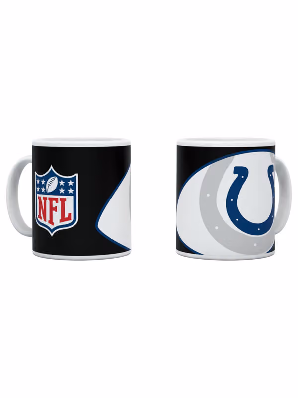 Indianapolis Colts Shadow Logo & Shield NFL Mug (330 ml) view 1