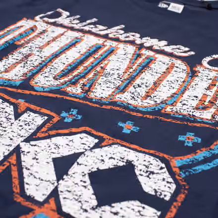 Oklahoma City Thunder 2025-26 City Edition NBA T-Shirt Navy view 4