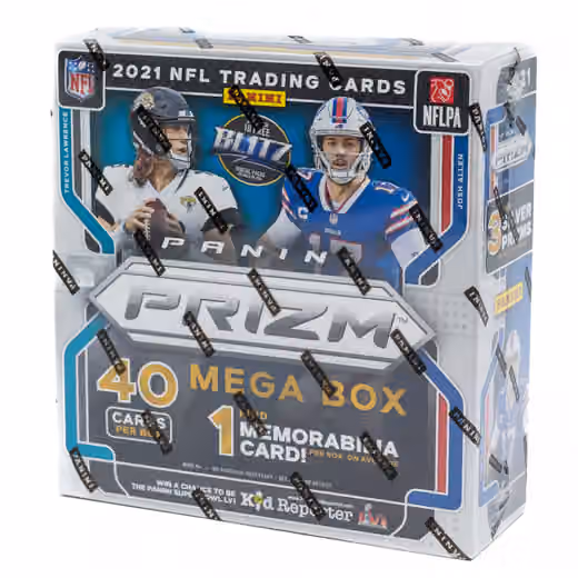 2021 Panini Prizm NFL Football Mega Box view 1