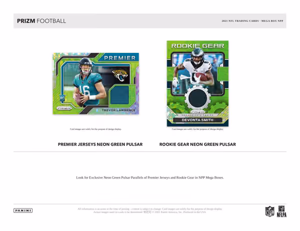 2021 Panini Prizm NFL Football Mega Box view 3