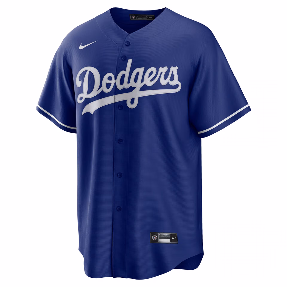 Los Angeles Dodgers Nike MLB Alternate Jersey Blue view 1