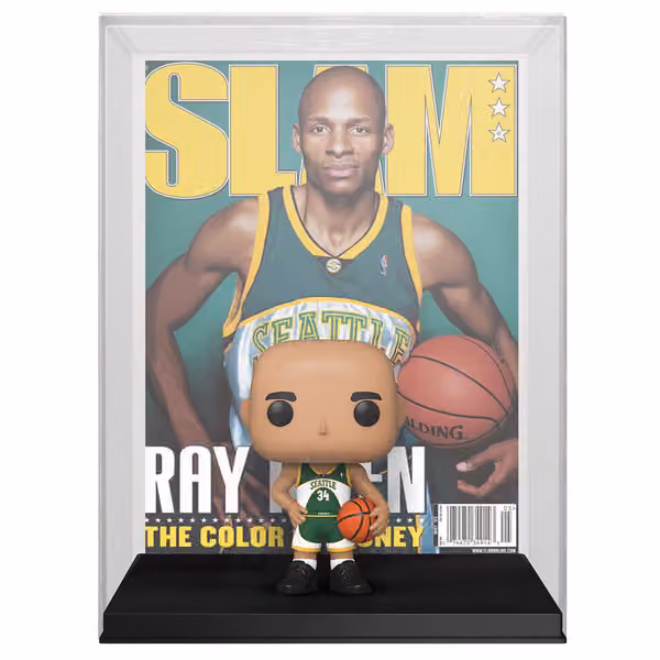 Funko POP! #04 Ray Allen Seattle SuperSonics Slam Magazine Cover view 1