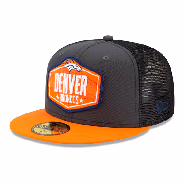 Denver Broncos Official 2021 NFL Draft New Era 59FIFTY Fitted Cap product photo