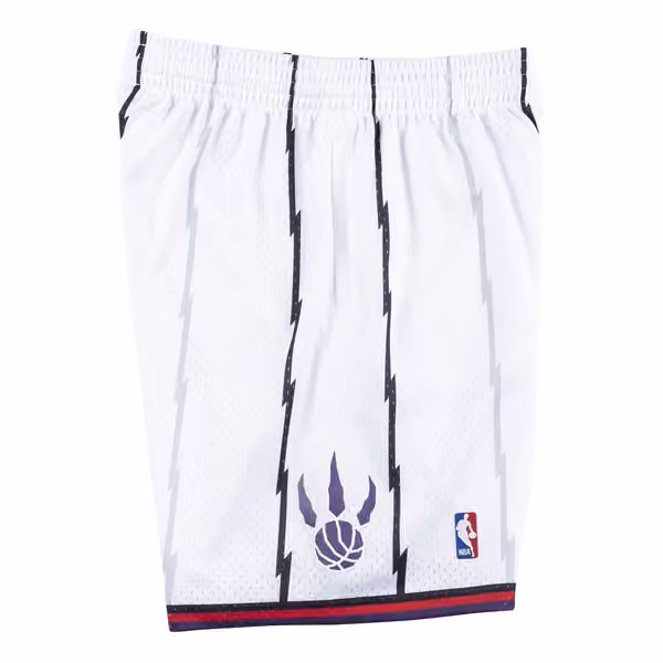 Toronto Raptors 1998-99 Mitchell & Ness Swingman NBA Shorts White view 3