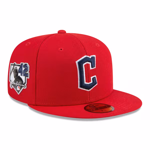 Cleveland Guardians 2026 Jackie Robinson Day 59FIFTY Fitted Cap Red product photo