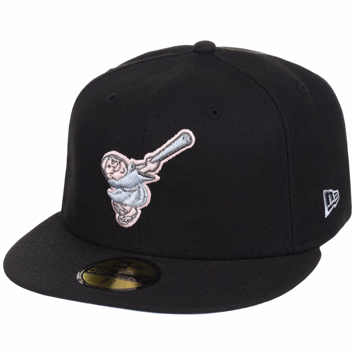 San Diego Padres MLB Pewter Skies New Era 59FIFTY detail view
