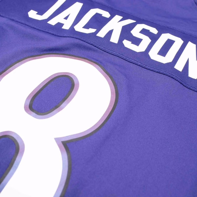 Lamar Jackson #8 Baltimore Ravens 2026 Game NFL Jersey Team Purple view 7